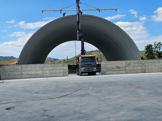PPGI GI Mobile K Span Roll Forming Machine Untuk Konstruksi Beton dan Baja Masonry