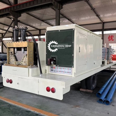 PPGI GI Mobile K Span Roll Forming Machine Untuk Konstruksi Beton dan Baja Masonry