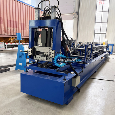 Otomatis Czu Purlin Hydraulic Punching Dan Memotong Roll Membentuk Mesin