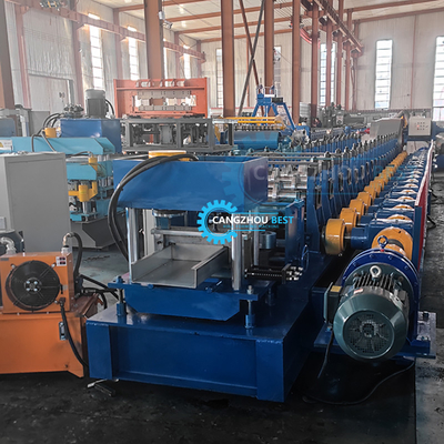PLC Control Full Auto C Z Interchange Roll Forming Machine Gear Box Transmission