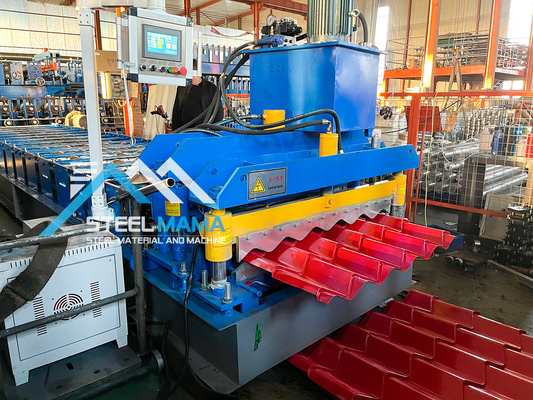 Steel Roof Sheet glazed tile roll forming machine With Different Forms Mesin untuk membentuk lembaran atap dengan berbagai bentuk