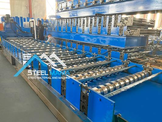Steel Roof Sheet glazed tile roll forming machine With Different Forms Mesin untuk membentuk lembaran atap dengan berbagai bentuk