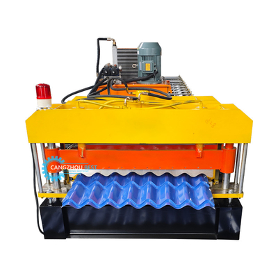 Metal Roof Tile glazed Sheet Roll Forming Machine 8,5kw