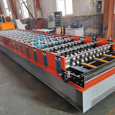 Mesin Pembentuk Roof Tile Roll untuk Produksi Lembar Dinding Atap Baja