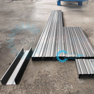 Profil logam Galvanis C Channel Membuat Roll Forming Mesin