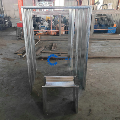 Sistem Kontrol PLC Bangunan Baja Galvanized Self Lock Door Frame Roll Forming Machine