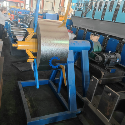Sistem Kontrol PLC Bangunan Baja Galvanized Self Lock Door Frame Roll Forming Machine
