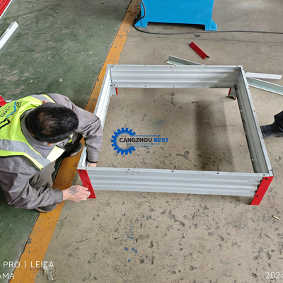 Sangat tahan lama Taman Sayuran Perforated Steel Pagar Membuat Roll Forming Machine