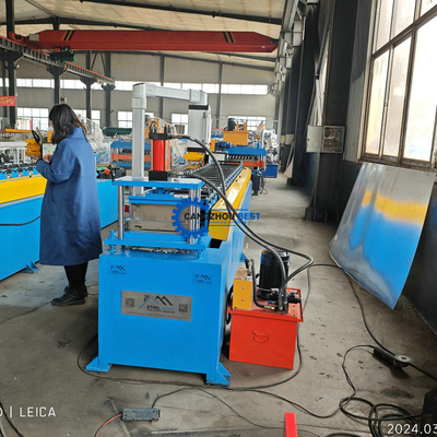 Galvanized Steel Profile Side Wall Fence Making Roll Forming Machine (Mesin Membentuk Gulung)
