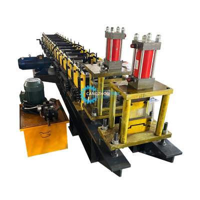 GI PPGI Galvanis Baja Palisade Pagar Membuat Roll Forming Mesin