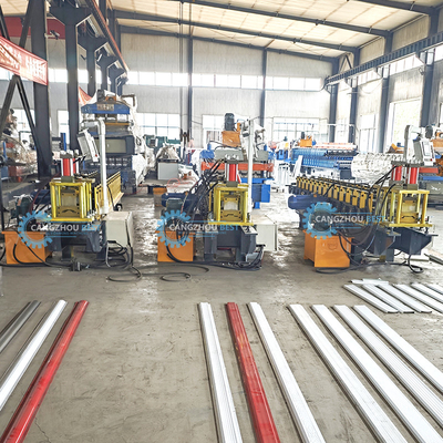 GI PPGI Galvanis Baja Palisade Pagar Membuat Roll Forming Mesin