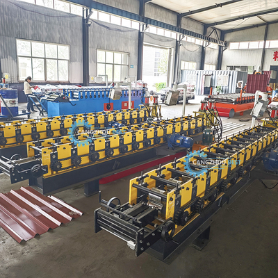 GI PPGI Galvanis Baja Palisade Pagar Membuat Roll Forming Mesin