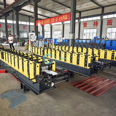 GI PPGI Galvanis Baja Palisade Pagar Membuat Roll Forming Mesin