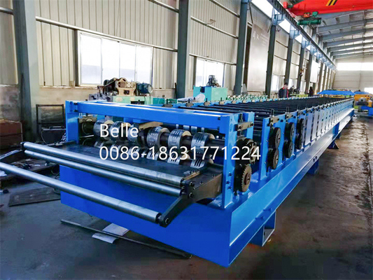 Aluminium Steel Hydraulic Cutting Tile Roll Forming Machine