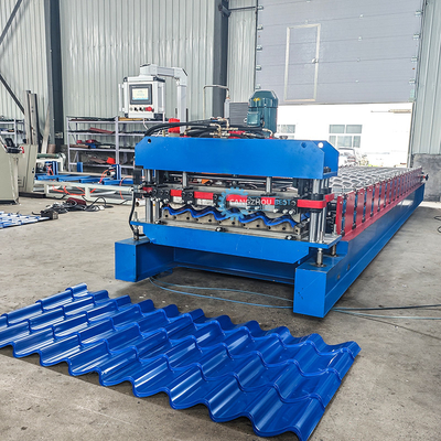 PPGI GI Steel Profile Zee Tile Roll Forming Machine Dengan Keakuratan Tinggi Dalam 1mm