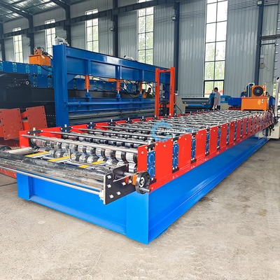 PPGI GI Steel Profile Zee Tile Roll Forming Machine Dengan Keakuratan Tinggi Dalam 1mm
