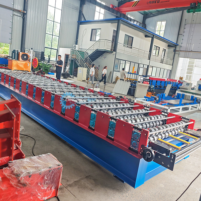 PPGI GI Steel Profile Zee Tile Roll Forming Machine Dengan Keakuratan Tinggi Dalam 1mm