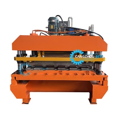 Steel Profile Populer Rusisa Desain Warna Steel Roofing Tile Roll Forming Machine