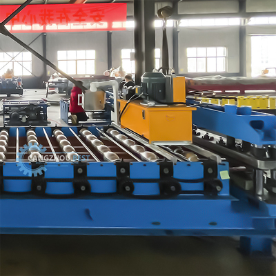Sistem Kontrol PLC 22langkah Roller Steel Profile Roofing Tile Roll Forming Machine
