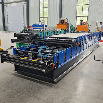 Afrika Lapisan Atap Lembar Ganda Profil Warna Membuat Lapisan Atap Roll Forming Machine