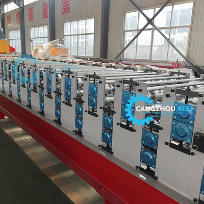 Eropa Warna Bamboo Roof Tile IBR Roof Sheet Double Layer Roll Forming Machine
