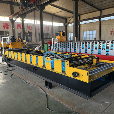 Meksiko Satu Lapisan PLC Control System Roofing Sheet Roll Forming Machine