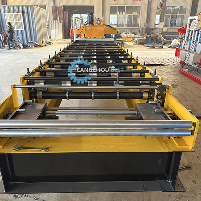 Meksiko Satu Lapisan PLC Control System Roofing Sheet Roll Forming Machine