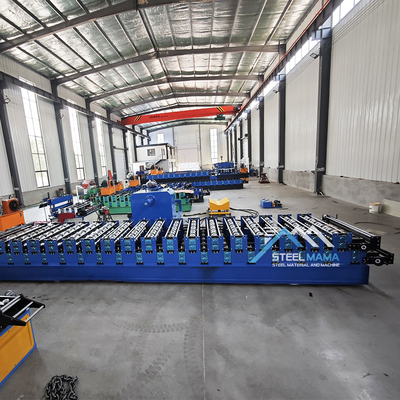 Steel Tile Double Layer Roll Forming Machine Delta PLC (Mesin Membentuk Gulung Lembar Baja Dua Lapisan)