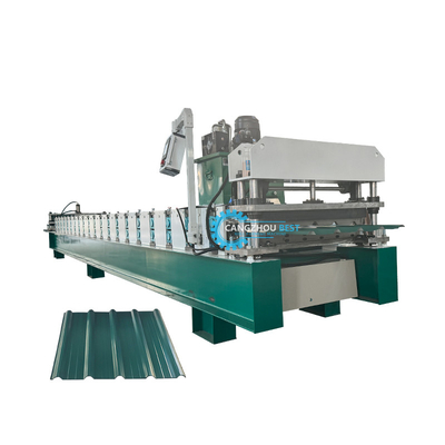 PPGI GI Color Steel Profile Roofing Sheet / Panel Roll Forming Machine
