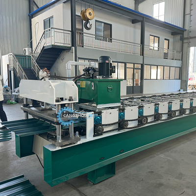 PPGI GI Color Steel Profile Roofing Sheet / Panel Roll Forming Machine
