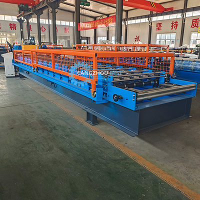 PPGI GI otomatis Cut-Off Steel Profile Roofing Sheet Roll Forming Machine