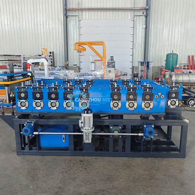 Color Steel Auto Change Size Portable Standing Seam Roof Sheet Roll Forming Machine (Mesin Membentuk Lembar Atap Berdiri)