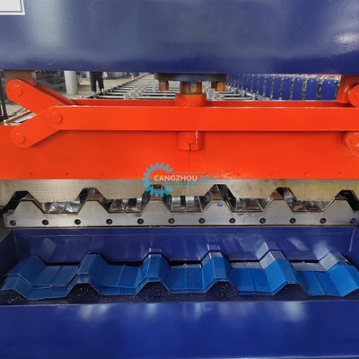 Rusia Popular H44 Steel Profile Galvanized Roofing Panel Roll Forming Machine