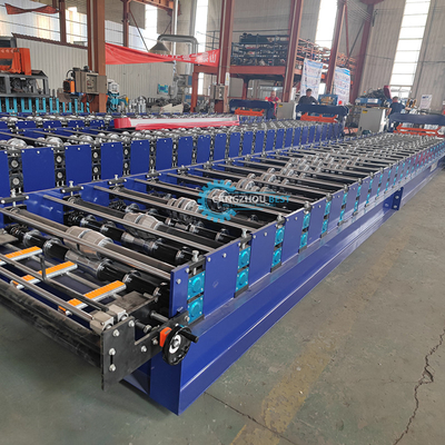 Rusia Popular H44 Steel Profile Galvanized Roofing Panel Roll Forming Machine
