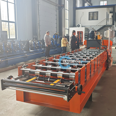 Color Steel IBR Roof Sheet / Tile Single Layer Roofing Sheet Roll Forming Machine Mesin Membentuk