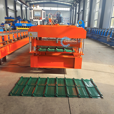 Color Steel IBR Roof Sheet / Tile Single Layer Roofing Sheet Roll Forming Machine Mesin Membentuk