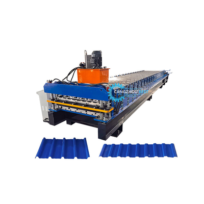 Corrugated dan IBR Double Layer Steel Profile Roofing Sheet Roll Forming Machine