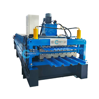 0.14 MM TO 0.3 MM Double Layer Steel Profile Roofing Sheet Roll Forming Machine