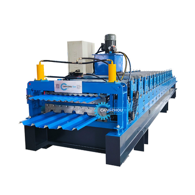 IBR 686 Corrugated 762 Steel Profile Double Layer Roofing Sheet Roll Forming Machine Mesin untuk membentuk lembaran atap