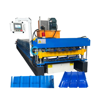 15-20m/Min Mesin Membentuk Roofing Roll Layer Ganda Untuk Kebutuhan Produksi Lebar Disesuaikan