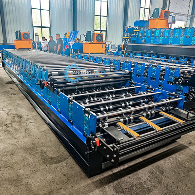 15-20m/Min Mesin Membentuk Roofing Roll Layer Ganda Untuk Kebutuhan Produksi Lebar Disesuaikan