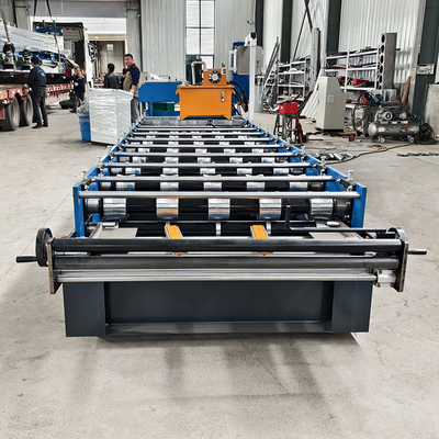 Ketahanan 45# Roller Steel Metal Roof Forming Machine Dengan Daya Stasiun Hidraulik 3Kw Dan Daya Motor Utama 5.5Kw