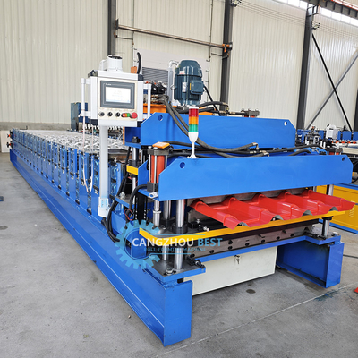 Mesin Membentuk Roll Lembar Ganda 8-12m/Min Kecepatan Cepat