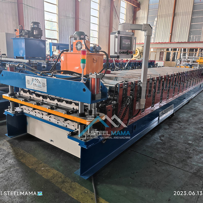 Mesin Lembar Atap Lembar Ganda yang Dapat Dikustomisasi dengan Delta PLC dan Roller Baja 45 Berkualitas Tinggi