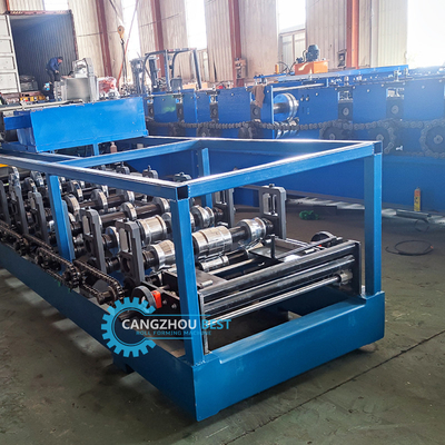 Hydraulic Cut Off Galvanized Steel Profile Portable Kr18 Standing Seam Roof Roll Forming Machine (Mesin Membentuk Roof Seam Berdiri)