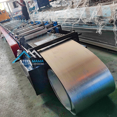 Ghana Popular Steel Profile Self Lock Profile Roof Sheet Roll Membentuk Mesin