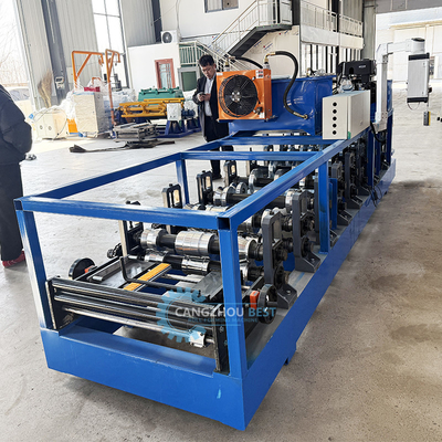 Customzied Portable Kr18 Standing Seam Roof Sheet Roll Forming Machine Dengan Auto Seamer