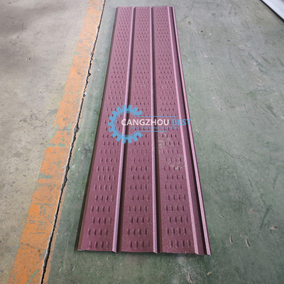 Kontrol PLC Panel dinding baja kecepatan tinggi Panel soffit membuat mesin pembentuk gulungan