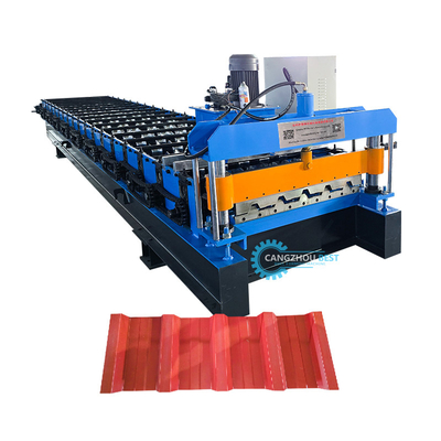 Afrika Selatan Single Layer 686 IBR High Rib Roof Profile Roll Forming Machine