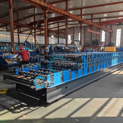 Chili Popular Zee Tile Corrgued Tr4 Tiga Lapisan Atap Lembar Roll Forming Mesin